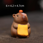 Tea Pet aus Keramik mit Tiermotiven — Capybara
