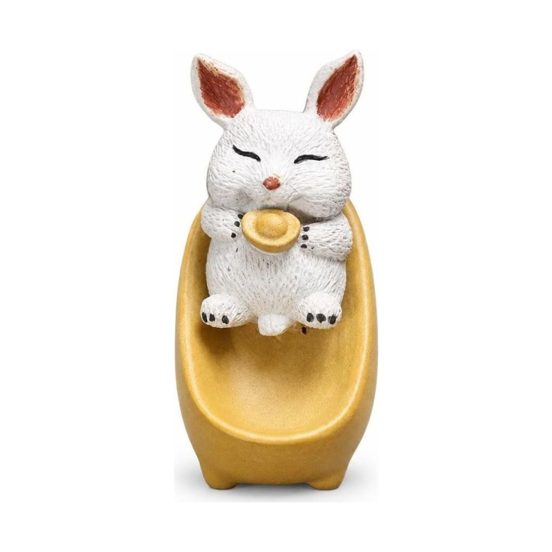 Tea Pet aus Yixing-Ton mit Tier in Badewanne