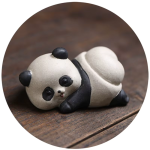 Tea Pet Bambusbär aus Yixing-Ton