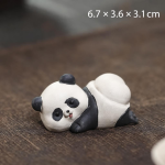 Tea Pet Bambusbär aus Yixing-Ton — Liegend