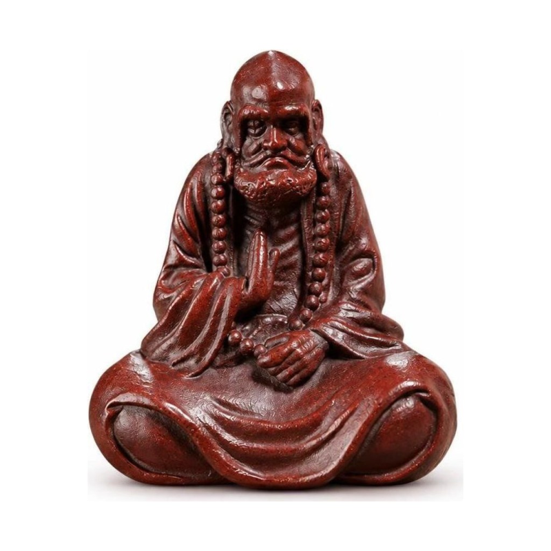 Tea Pet Bodhidharma aus Yixing-Ton (Zisha)