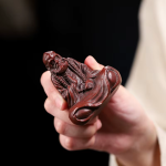 Tea Pet Bodhidharma aus Yixing-Ton (Zisha)