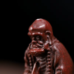 Tea Pet Bodhidharma aus Yixing-Ton (Zisha)