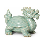 Tea Pet Drachenschildkröte aus Longquan-Seladon