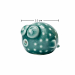 Tea Pet Fisch aus Keramik mit Blasen
