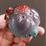 Tea Pet Fisch aus Kunstharz mit Farbwechsel