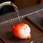 Tea Pet Fisch aus Kunstharz mit Farbwechsel