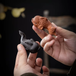 Tea Pet Fisch aus violettem Ton für Gongfu-Tee