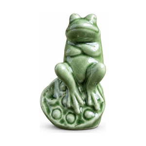 Tea Pet Frosch aus Seladonkeramik