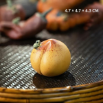 Tea Pet Frosch aus Yixing-Ton mit Fruchtformen — Goldenes Oval