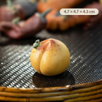 Tea Pet Frucht aus Yixing-Ton — Gesprenkelte goldgelbe Kugel