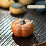 Tea Pet Frucht aus Yixing-Ton — Körniger orangefarbener Kürbis