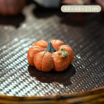 Tea Pet Frucht aus Yixing-Ton — Orangebrauner Kürbis