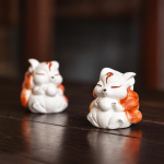 Tea Pet Fuchs mit neun Schwänzen