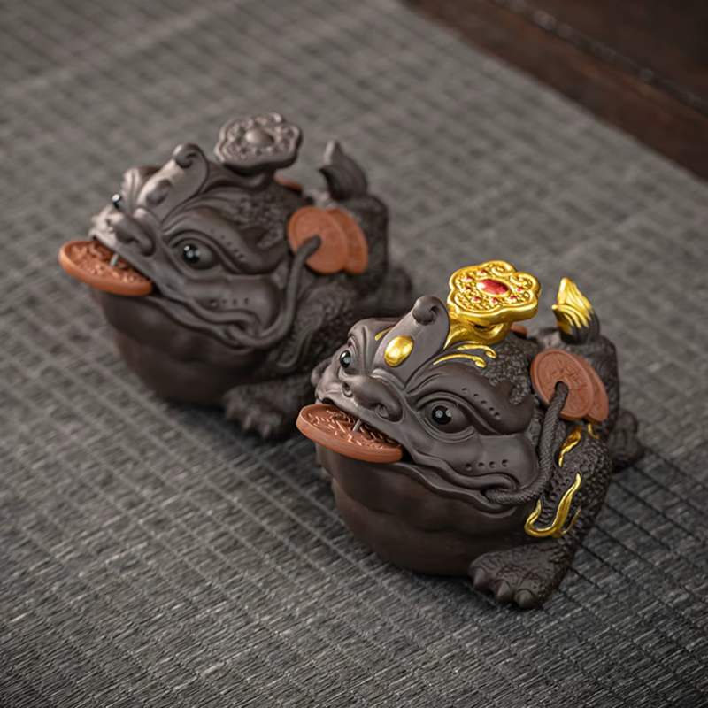 Tea Pet Glückskröte aus Yixing-Ton