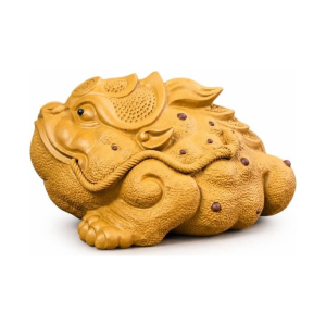 Tea Pet Goldkröte aus Zisha-Ton in 3 Farben
