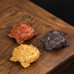Tea Pet Goldkröte aus Zisha-Ton in 3 Farben