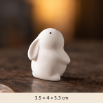 Tea Pet Hase aus glatter Keramik