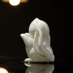 Tea Pet Hase aus Keramik, matt oder glänzend