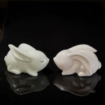 Tea Pet Hase aus Keramik, matt oder glänzend