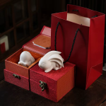 Tea Pet Hase aus Keramik, matt oder glänzend — Duo matt mit Geschenkbox