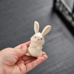 Tea Pet Hase aus Yixing-Ton (Zisha), 8,4 cm
