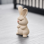Tea Pet Hase aus Yixing-Ton (Zisha), 8,4 cm