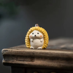 Tea Pet Igel aus violettem Ton