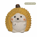 Tea Pet Igel aus violettem Ton — Schlank