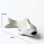 Tea Pet Karpfen aus glasierter Keramik