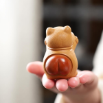 Tea Pet Katze aus Yixing-Ton für den Schreibtisch