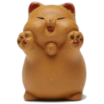 Tea Pet Katze aus Yixing-Ton für den Schreibtisch