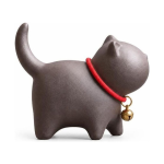 Tea Pet Katze aus Yixing-Ton mit Glöckchen