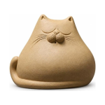Tea Pet Katze aus Yixing-Ton (Zisha)