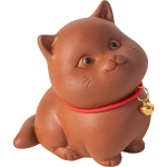 Tea-Pet-Katze in fünf Haltungen