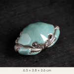 Tea Pet Krabbe aus Craquelé-Keramik — Einzeln