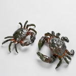 Tea Pet Krabbe aus Kunstharz
