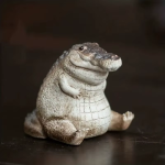 Tea Pet Krokodil aus Harz