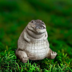 Tea Pet Krokodil aus Harz