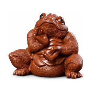 Tea Pet Kröte aus Zisha-Ton, 9,7 cm