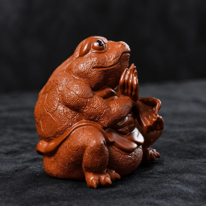 Tea Pet Kröte aus Zisha-Ton, 9,7 cm