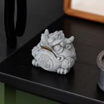 Tea Pet Kröte, handgeschnitztes Wohlstandssymbol