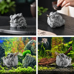 Tea Pet Kröte, handgeschnitztes Wohlstandssymbol