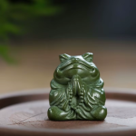 Tea Pet Kröte im Miniaturformat aus Yixing-Ton