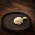 Tea Pet Liegende Katze aus Yixing-Ton
