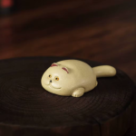 Tea Pet Liegende Katze aus Yixing-Ton