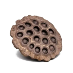 Tea Pet Lotussamenkapsel aus Keramik — Taupe