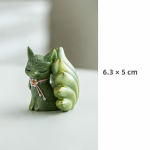 Tea Pet Neunschwänziger Fuchs aus Kunstharz