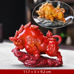 Tea Pet Ochse mit Farbwechsel — Leuchtend rot
