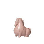 Tea Pet Pferd aus glasierter Keramik — Blasses Beige-Rosa